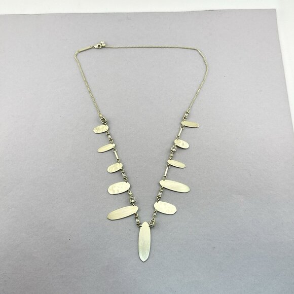 Kendra Scott Necklace Airella Adjustable Choker Gold Tone Clear Rhinestones $110 - Picture 6 of 14